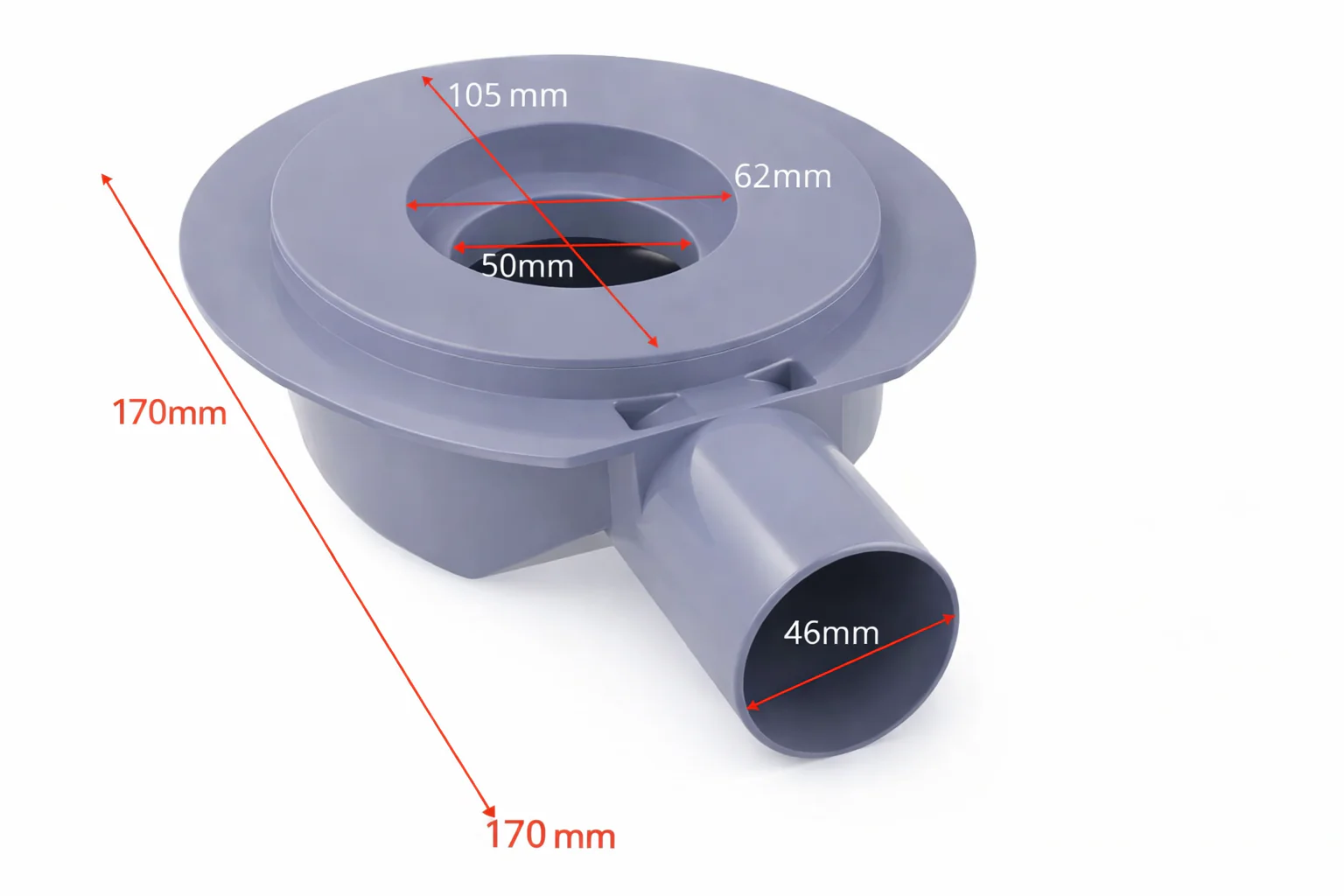 Siphon pour caniveau de douche